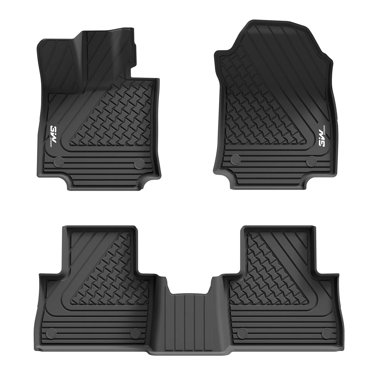 3W All Weather Car Mats For Lexus NX 2022-2025 LHD
