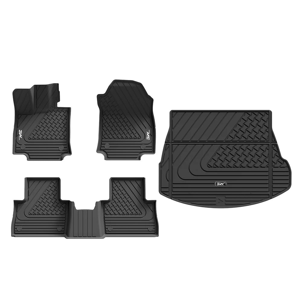 3W All Weather Car Mats For Lexus NX 2022-2025 LHD