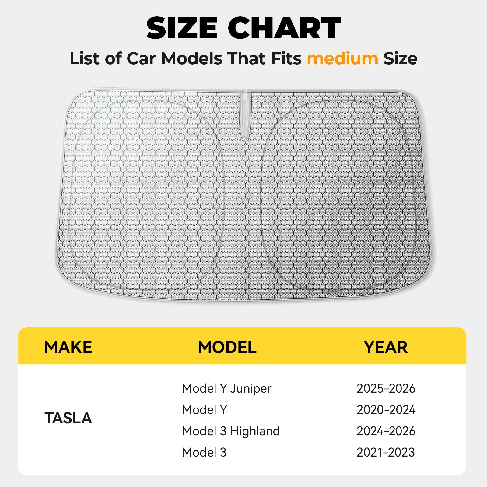 Universal Front Windshield Sunshade