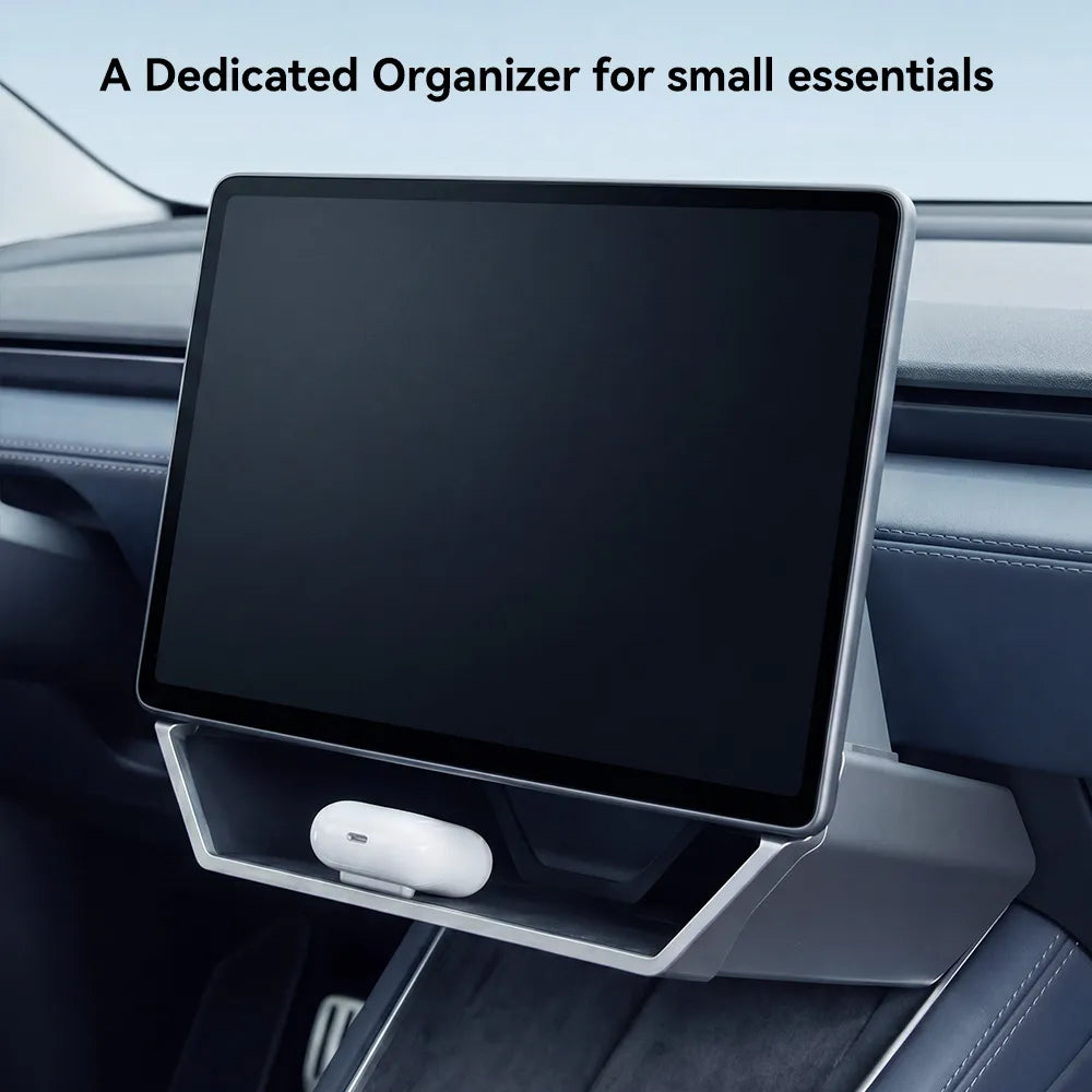 Magnetic Under-Screen Storage Box for Tesla Model Y Juniper 2025-2026
