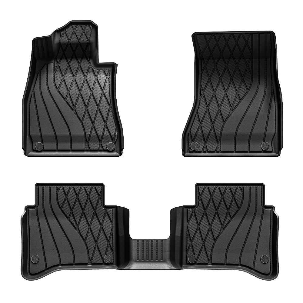 3W All Weather Car Mats For Mercedes Benz S CLASS W223 2021-2026 (Left Hand Drive)