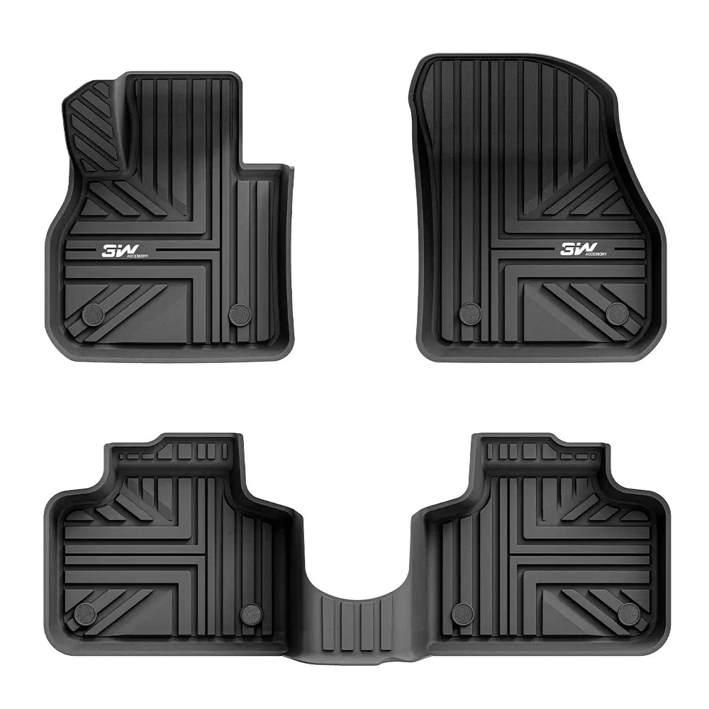 3W All Weather Car Mats For Mini Countryman F60 2017-2024 LHD