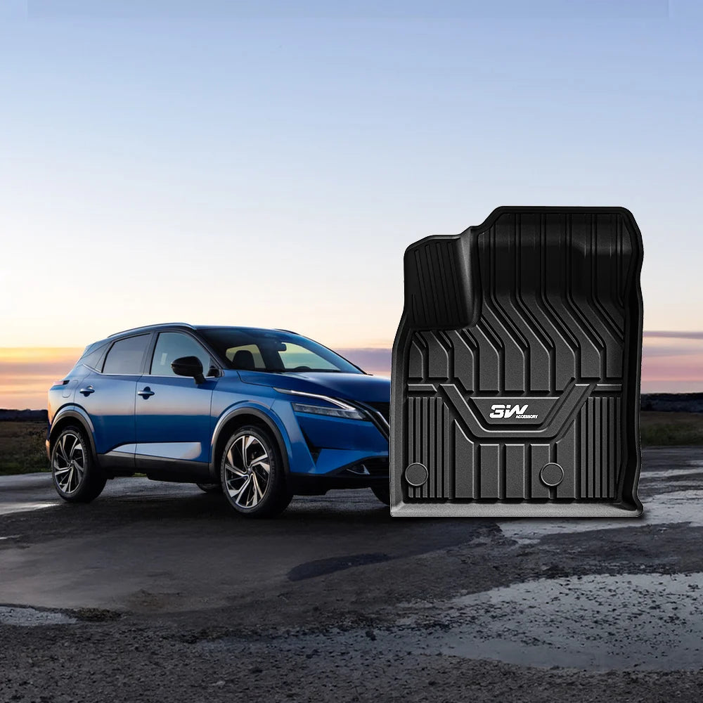 3W All Weather Car Mats For Nissan Qashqai 2021-2025 LHD (Not For e-power)
