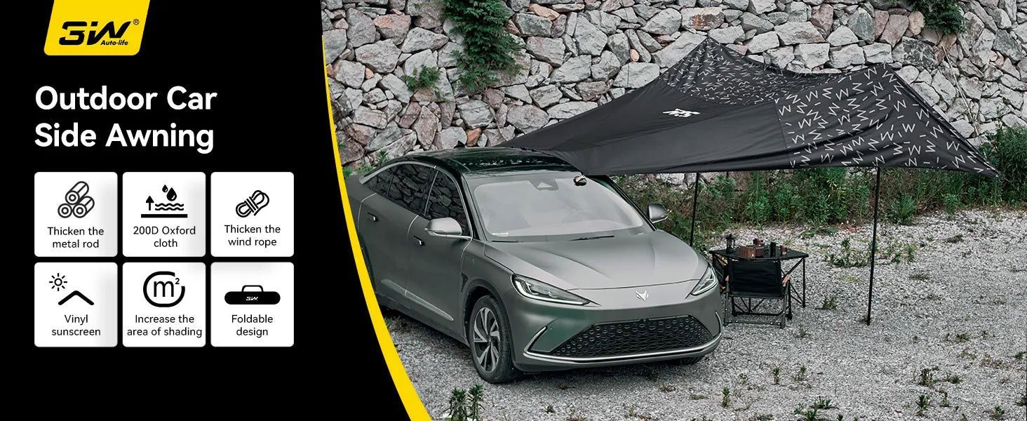 Outdoor Car Side Awning (Universal Fit)