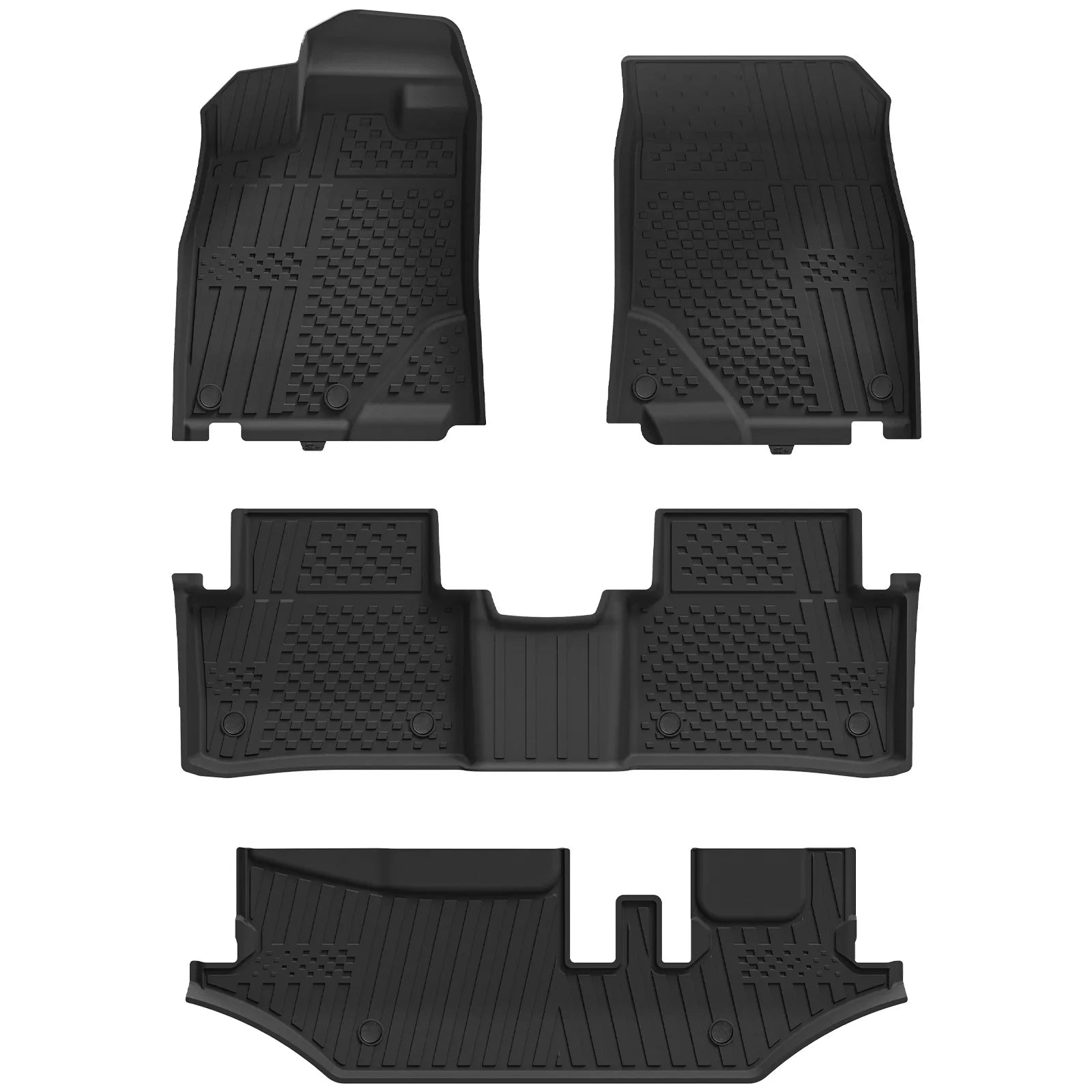 3W All Weather Car Mats For Peugeot 5008 2024-2026 (Left Hand Drive)