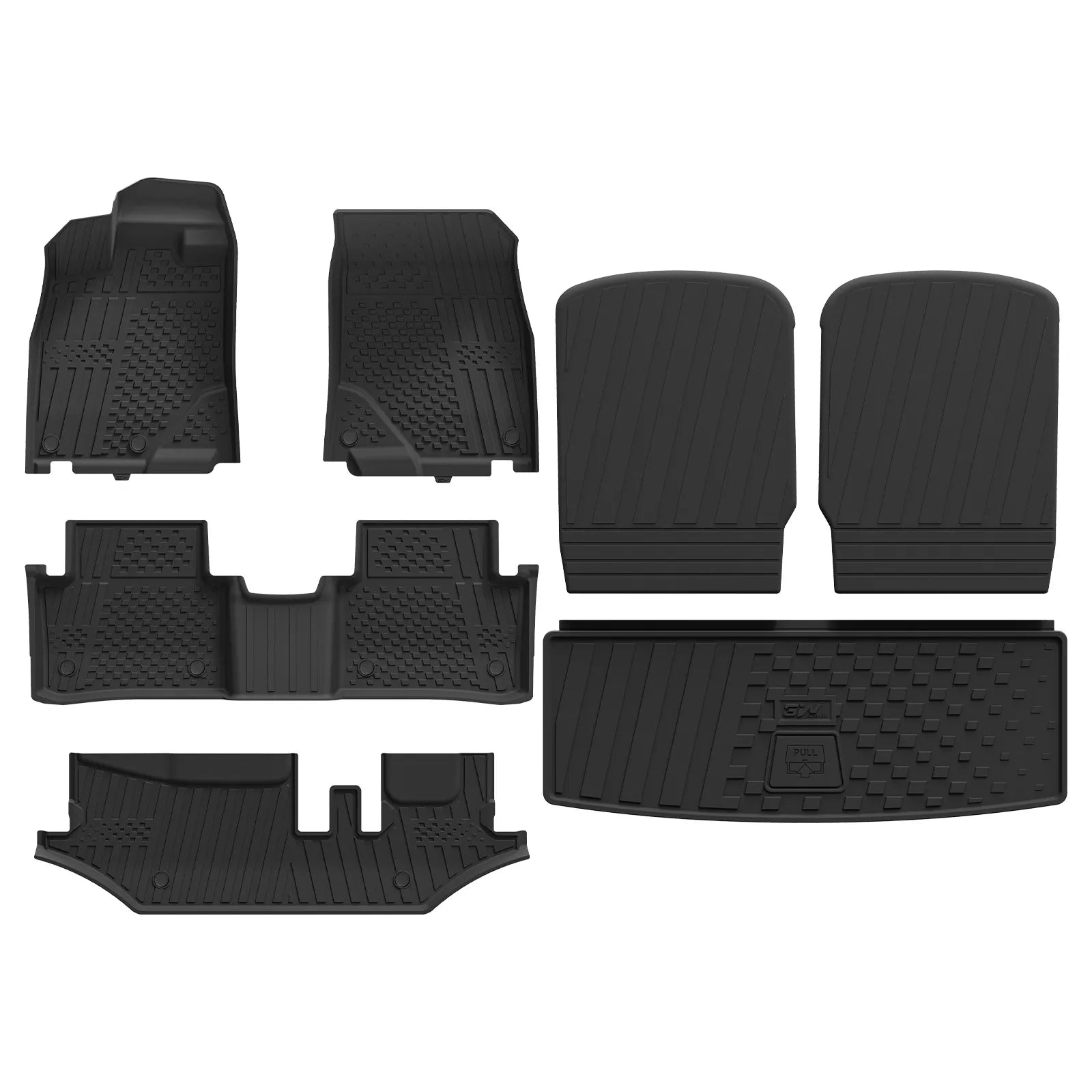3W All Weather Car Mats For Peugeot 5008 2024-2026 (Left Hand Drive)