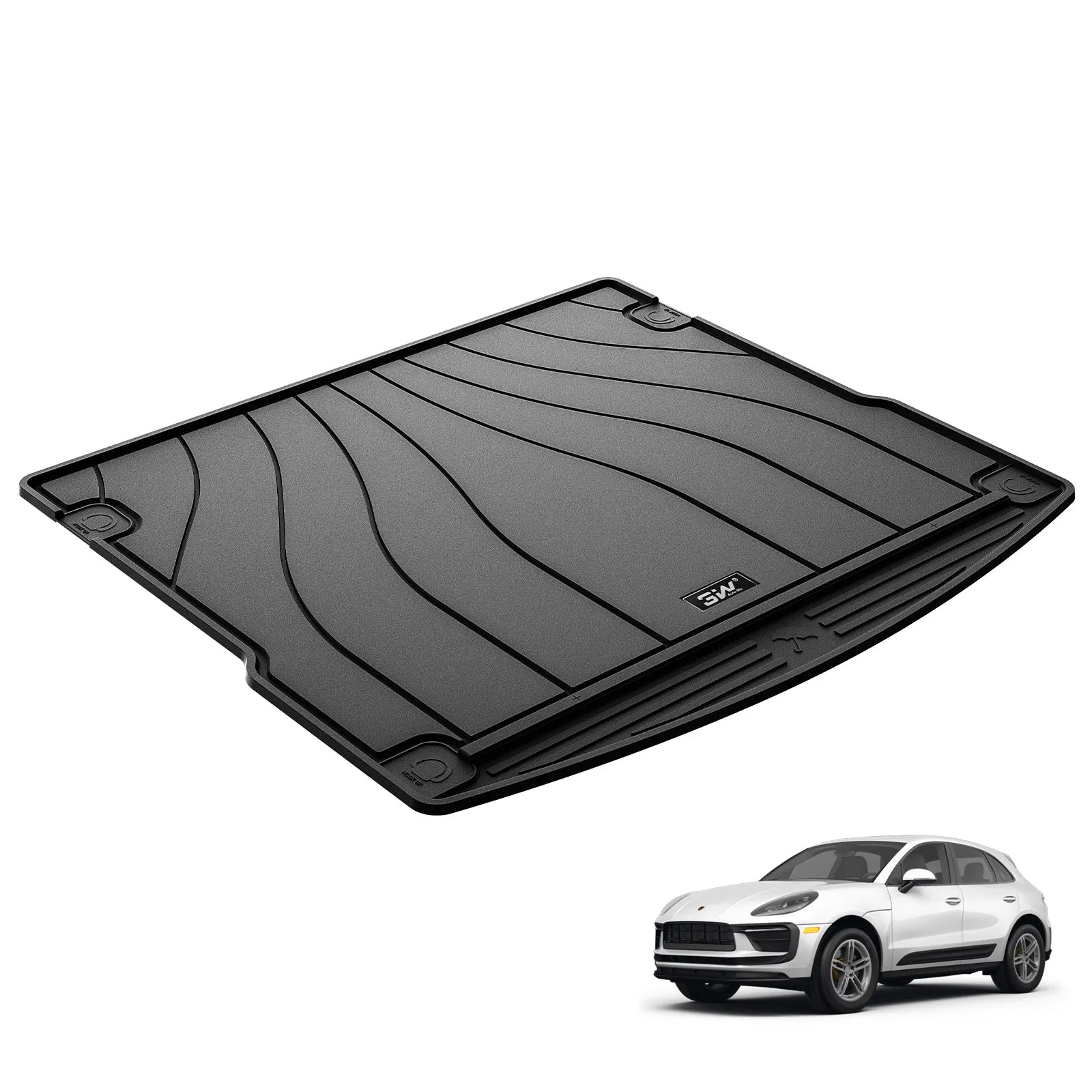 3W All Weather Car Mats For Porsche Macan 2014-2025 LHD