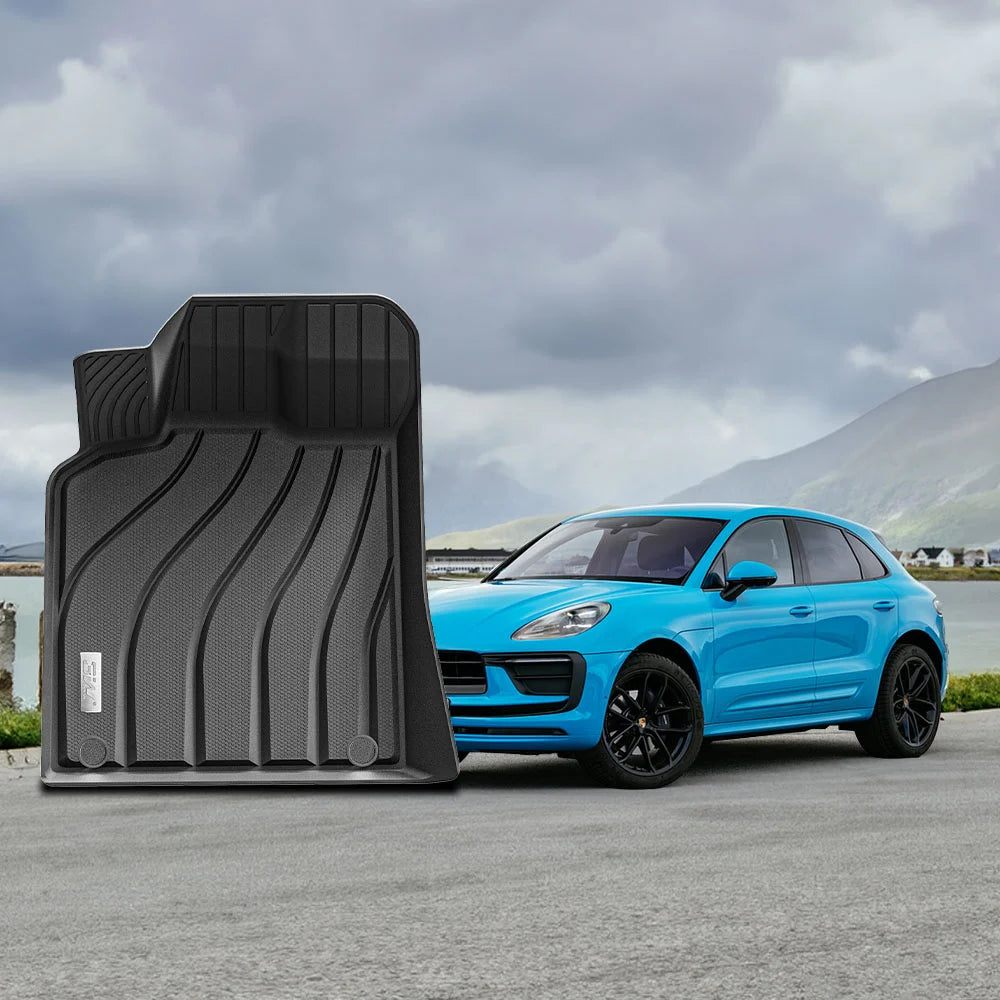 3W All Weather Car Mats For Porsche Macan 2014-2025 LHD