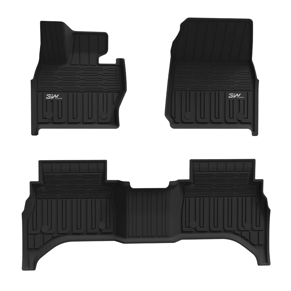 3W All Weather Car Mats For Range Rover Sport L461 2023-2026 (Left Hand Drive)