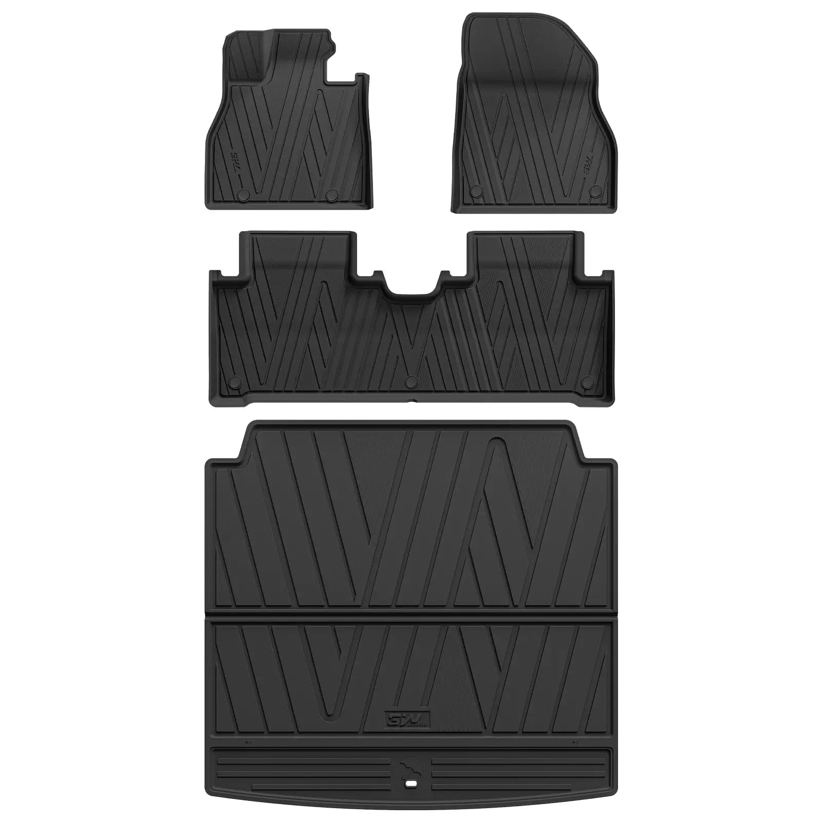 3W All Weather Car Mats for BYD Sealion 7 2025-2026 (Left Hand Drive)