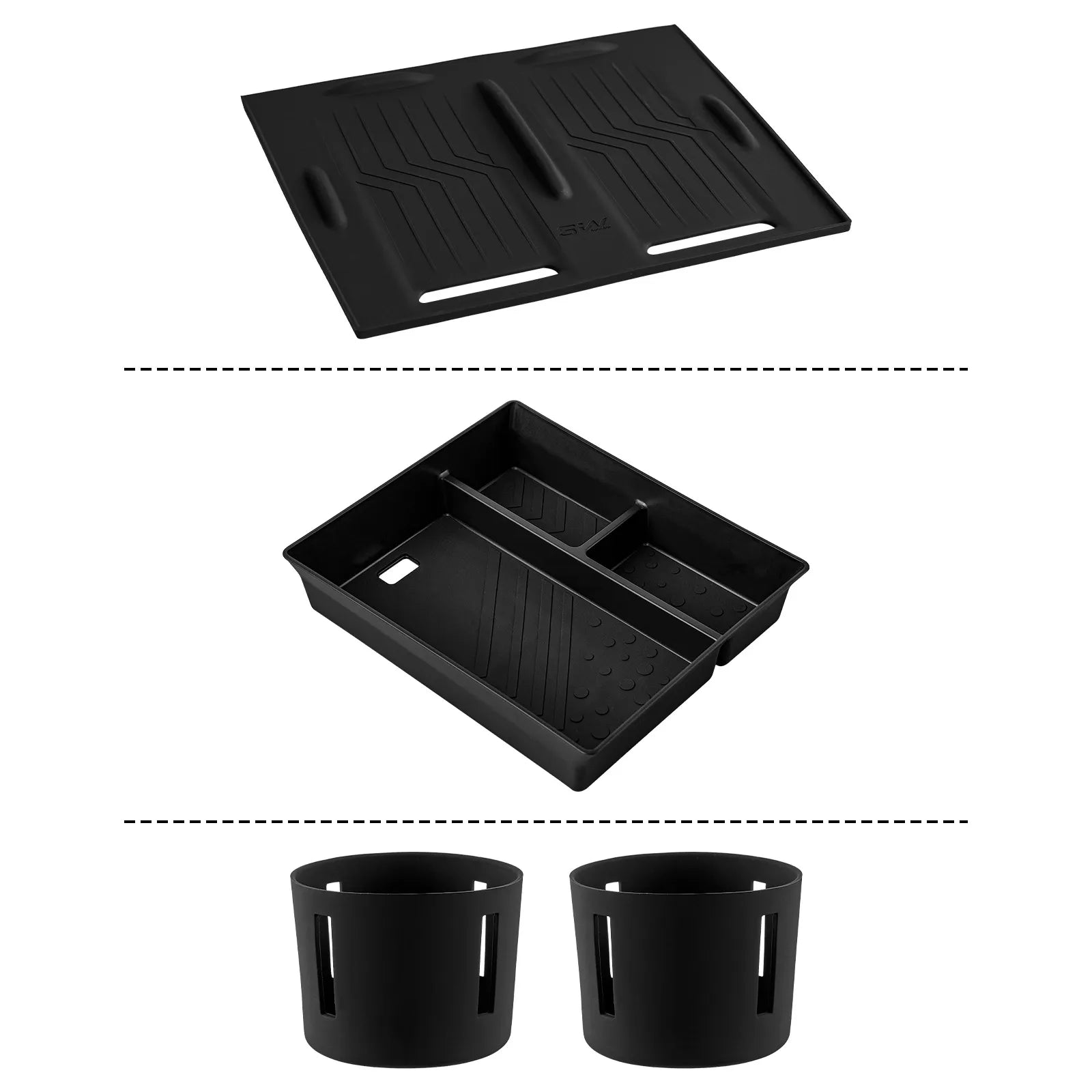 Silicone Protective Mat Set (3PCS) for Zeekr 001 2026