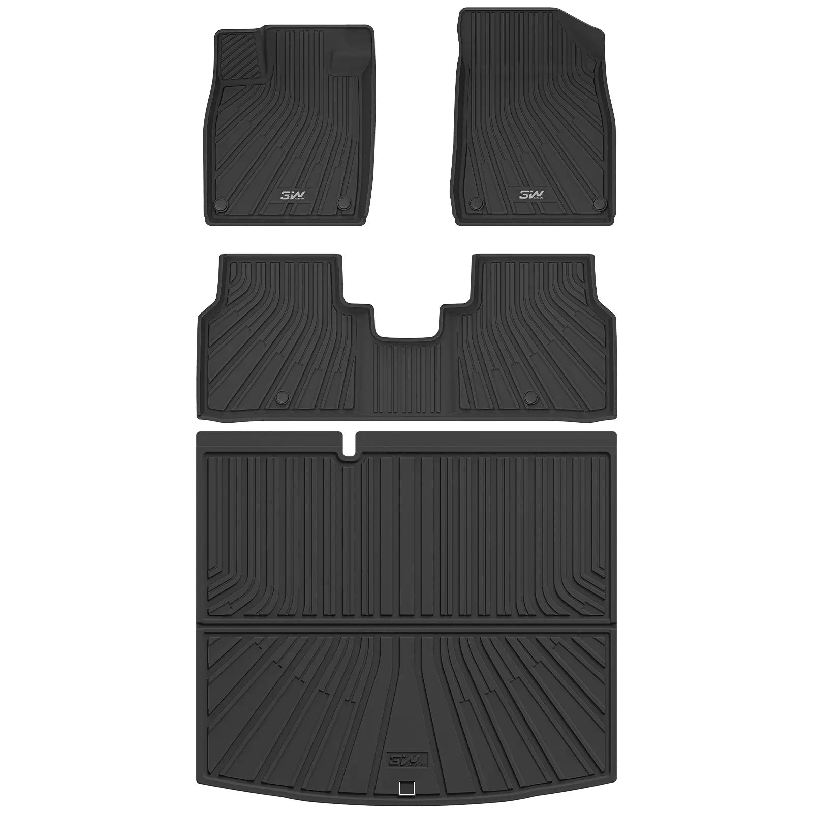 3W All Weather Car Mats For Skoda Elroq 2025-2026 (Left Hand Drive)