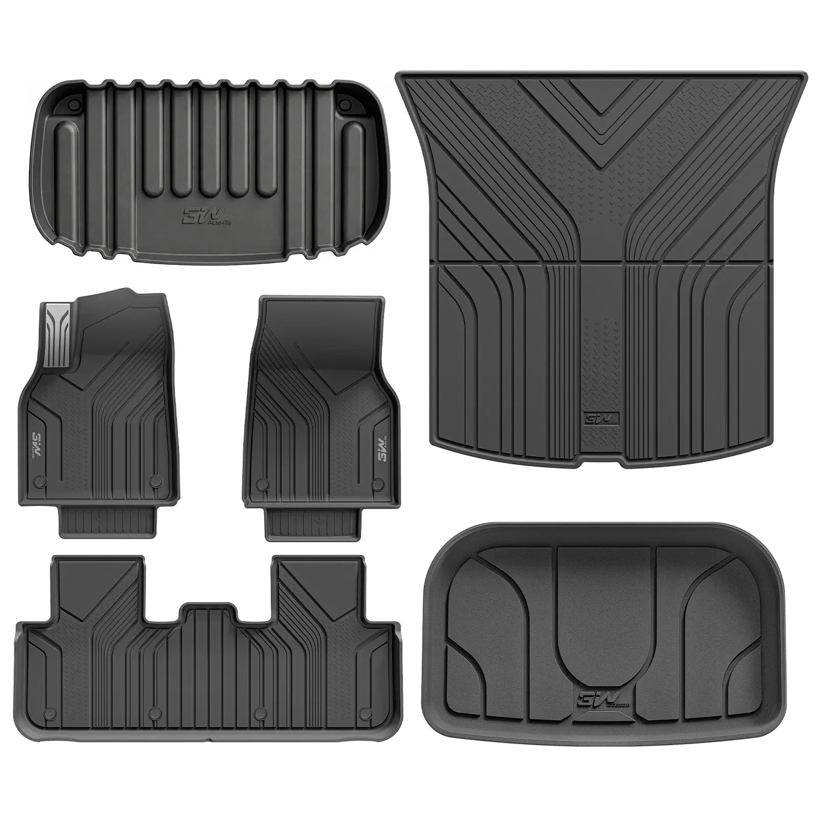 3W All Weather Car Mats For Tesla Model Y Standard / Propulsion (France) 2026 LHD