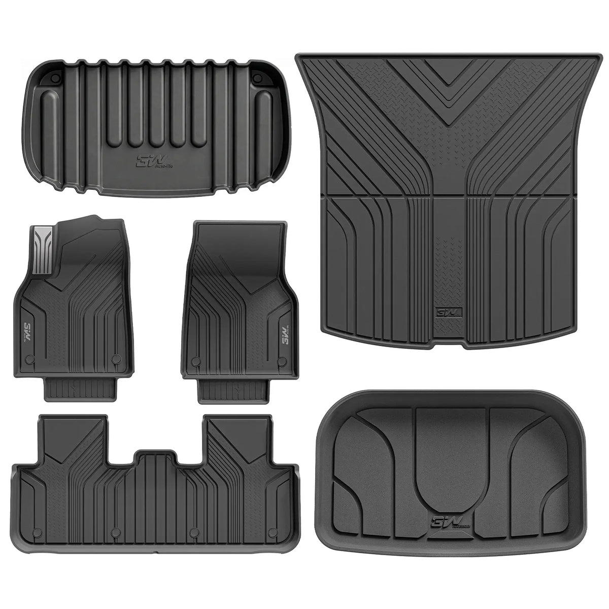 3W All Weather Car Mats For Tesla Model Y Standard / Propulsion (France) 2026 (Left Hand Drive)