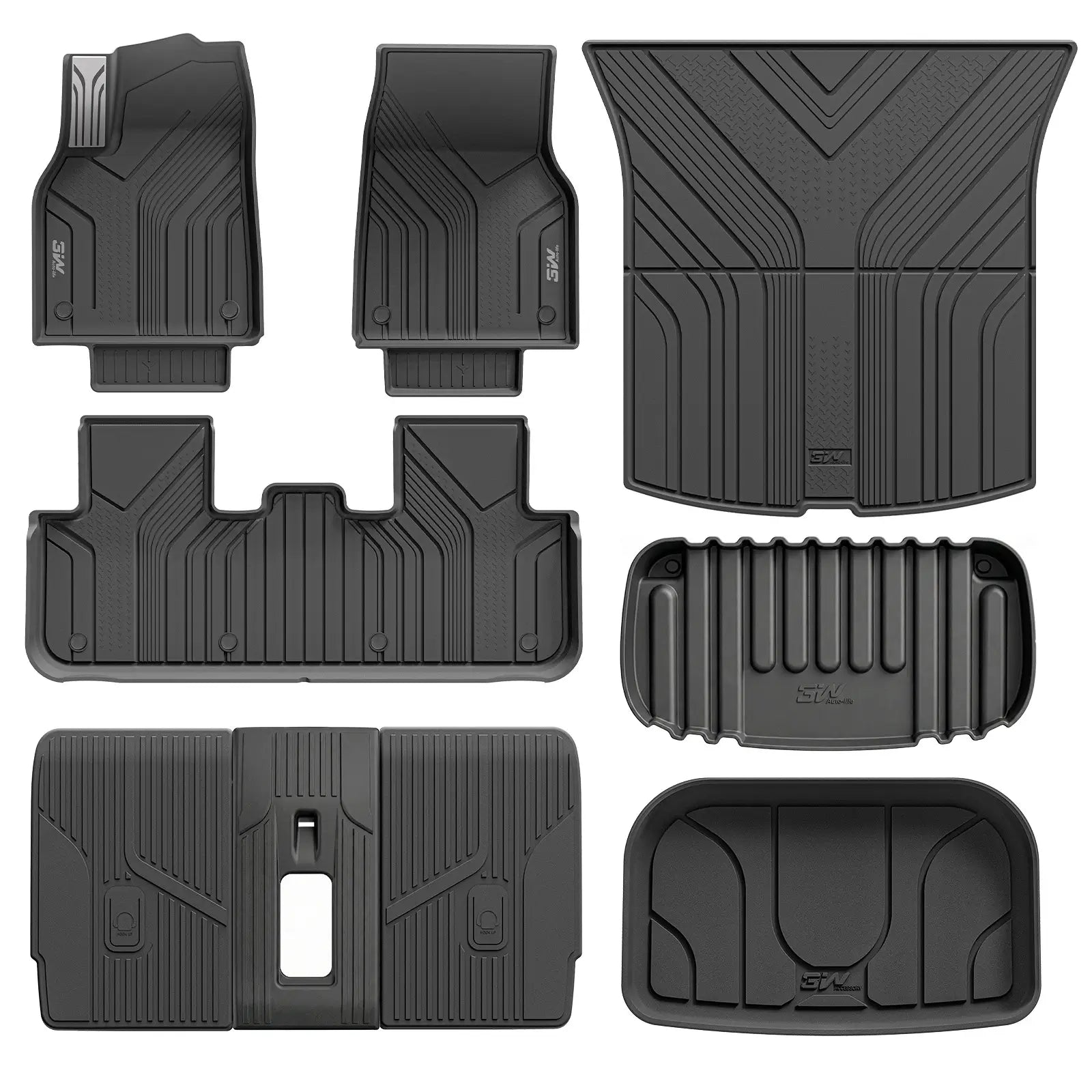3W All Weather Car Mats For Tesla Model Y Standard / Propulsion (France) 2026 LHD