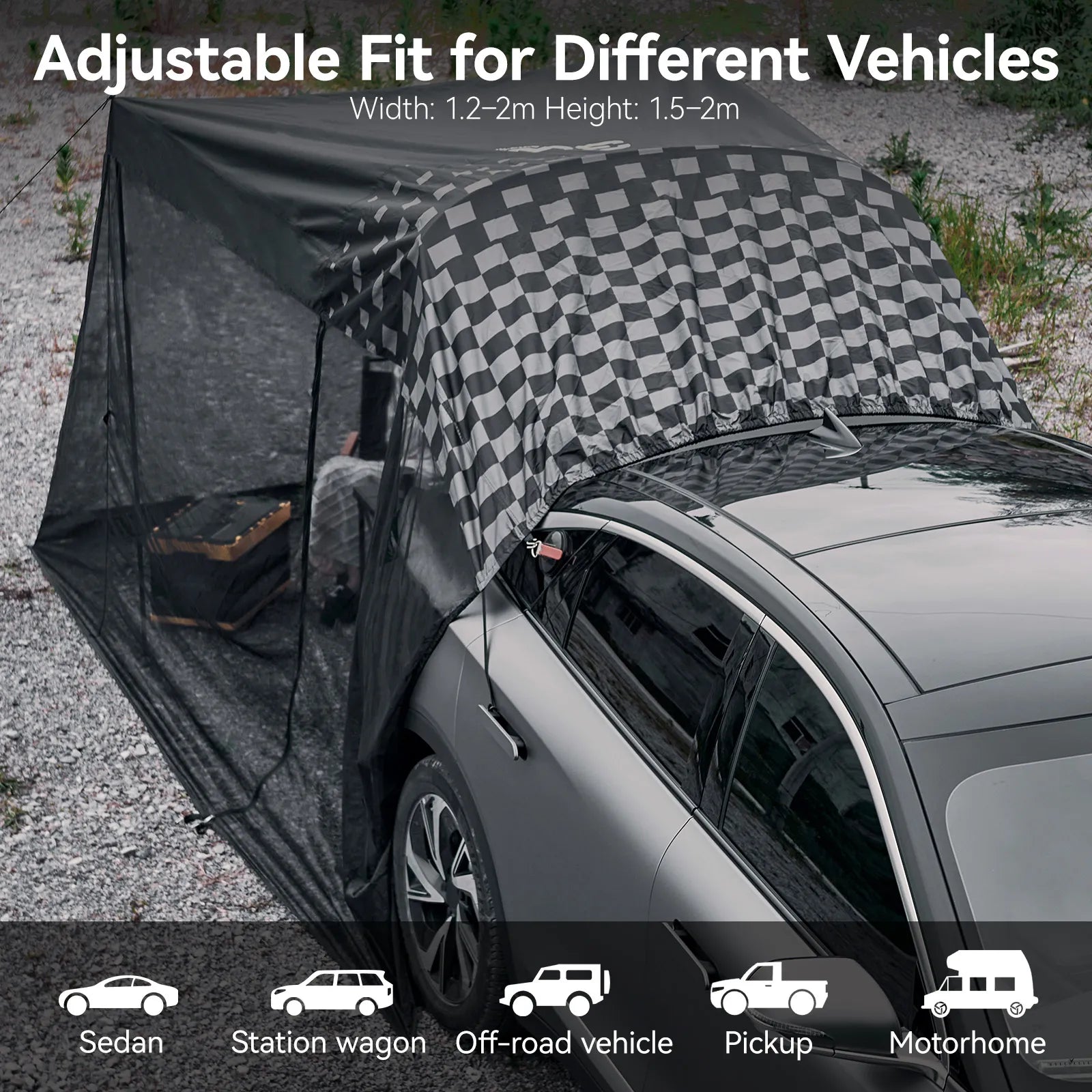 Universal Car Tailgate Awning
