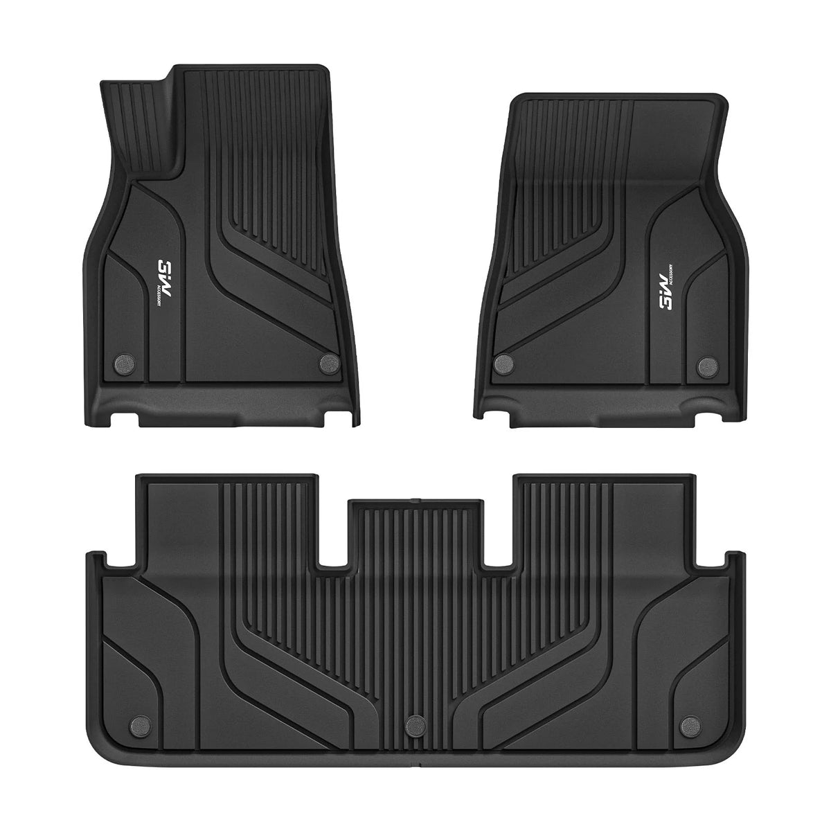 3W Auto Mats Storage Mats For Tesla Model S 2022-2026 (Left Hand Drive)