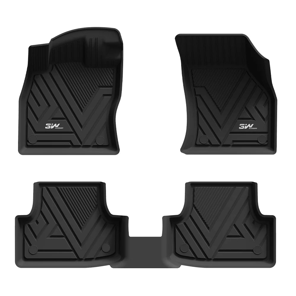 3W All Weather Car Mats For Volkswagen Golf MK8 2020-2024 (Left Hand Drive)