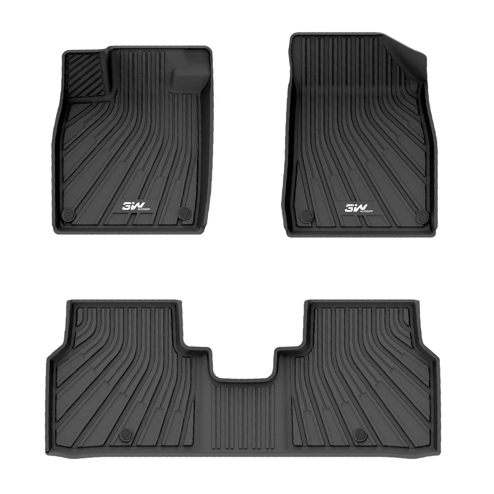 3W All Weather Car Mats For Volkswagen ID.4 2021-2025 LHD