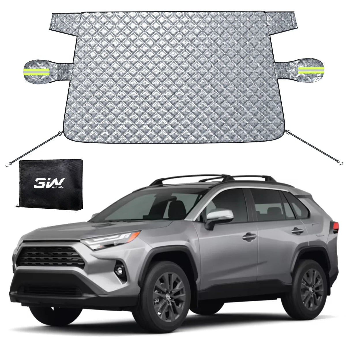 Graphene Thermal Windshield Cover for Ice & Snow - Universal Fit