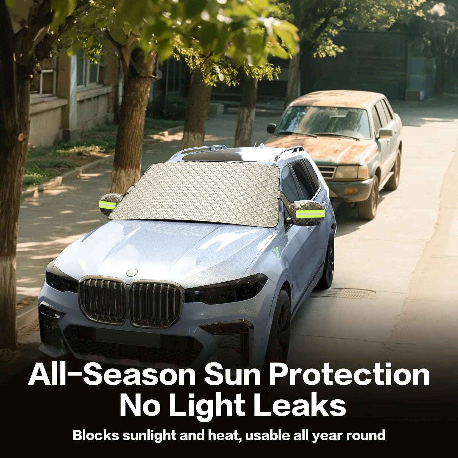 Graphene Thermal Windshield Cover for Ice & Snow - Universal Fit