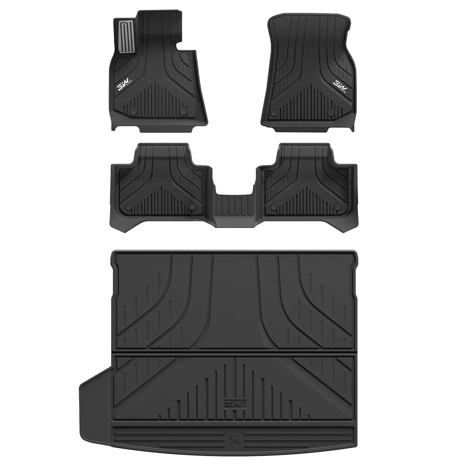 3W All Weather Car Mats For BMW X3 G45 2025-2026 (Left Hand Drive)