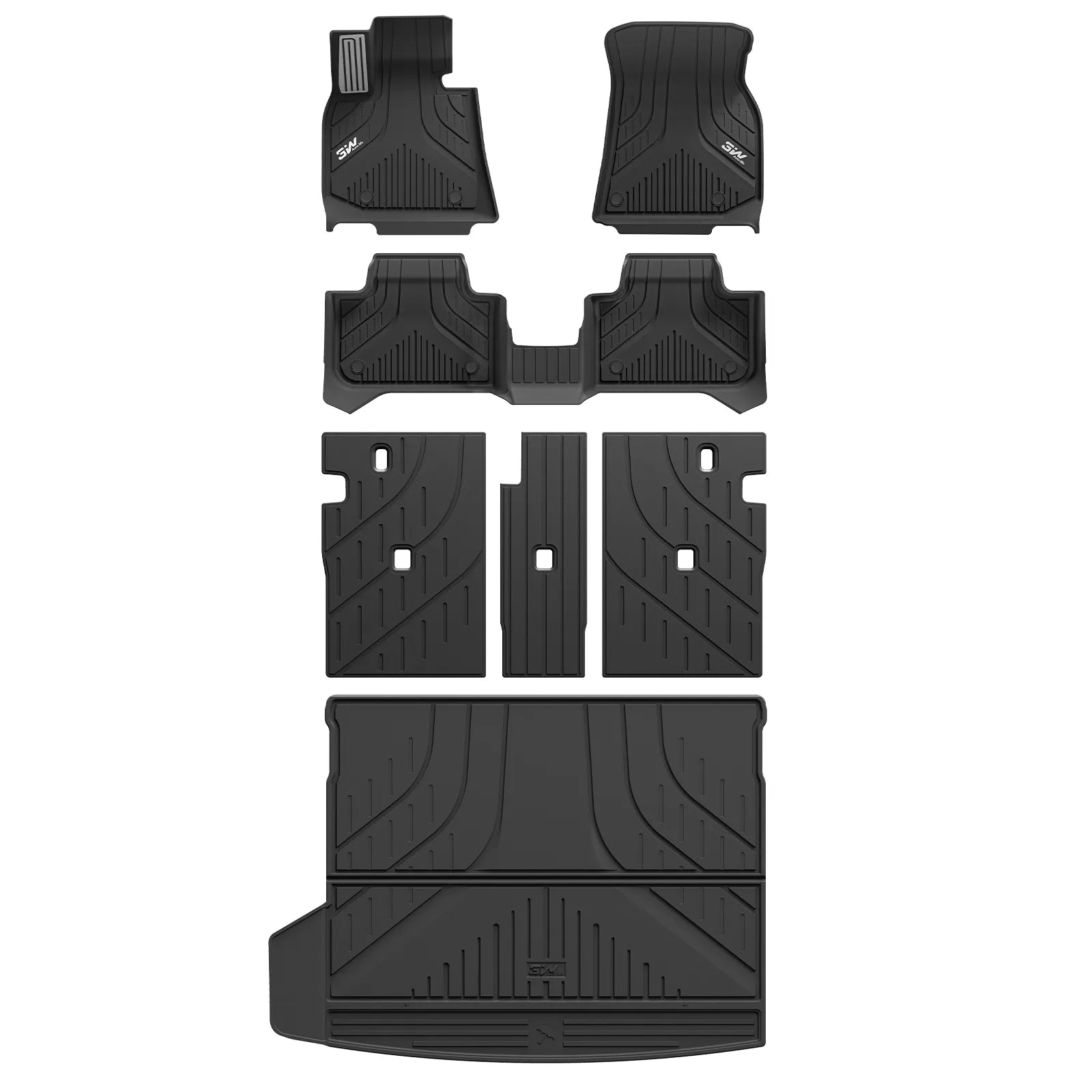 3W All Weather Car Mats For BMW X3 G45 2025-2026 (Left Hand Drive)