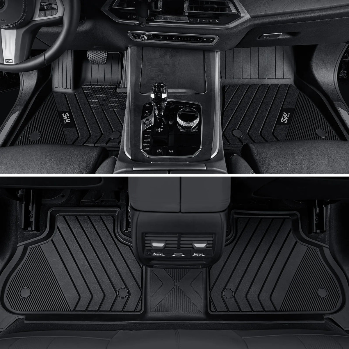 3W All Weather Car Mats For BMW X5 G05 2019-2026 (Left Hand Drive)