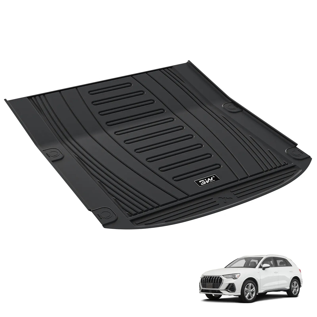 3W All Weather Boot Liner For Audi Q3 2019-2024