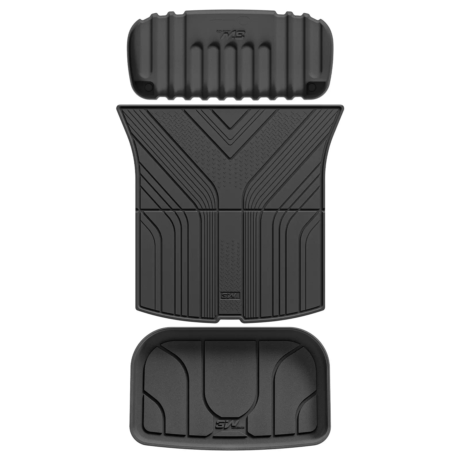 3W All Weather Car Mats For Tesla Model Y Standard / Propulsion (France) 2026 (Left Hand Drive)