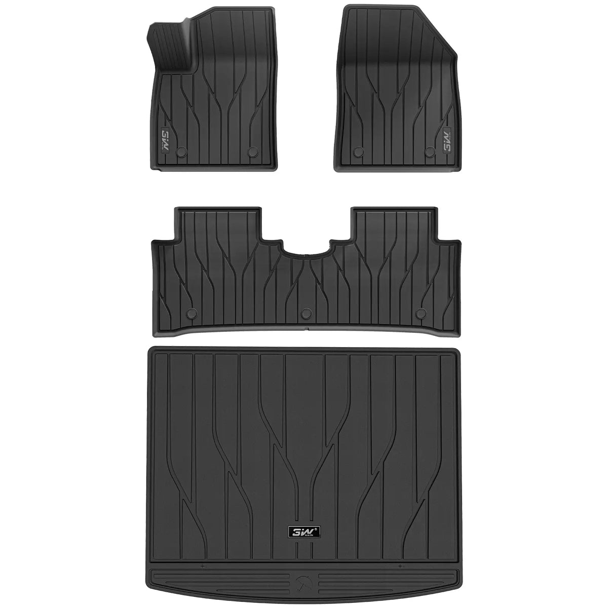 3W All Weather Car Mats for BYD ATTO 3 Yuan Plus 2022-2025 (Left Hand Drive)