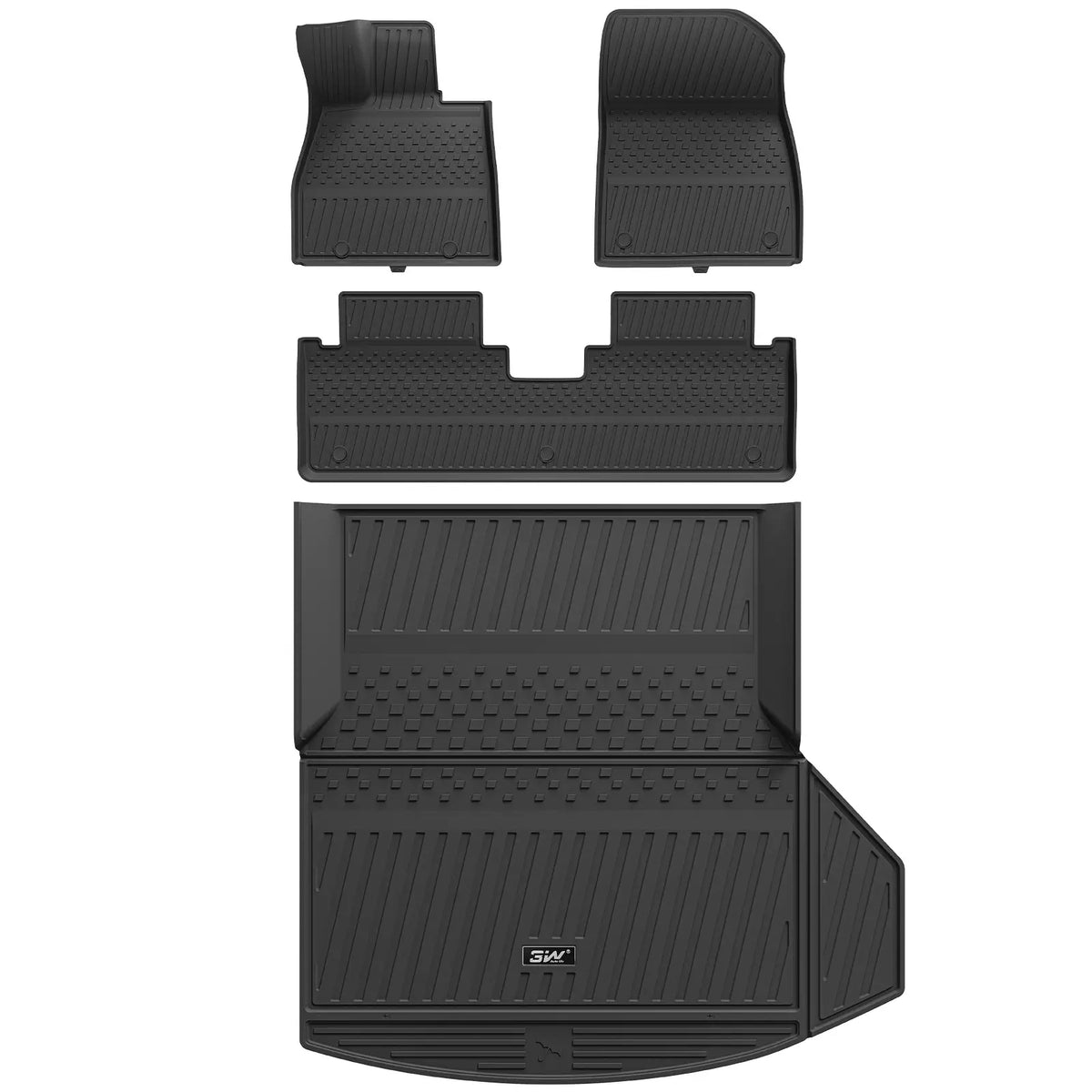 3W All Weather Car Mats for BYD Seal 6 DM-i 2023-2026 (Left Hand Drive)