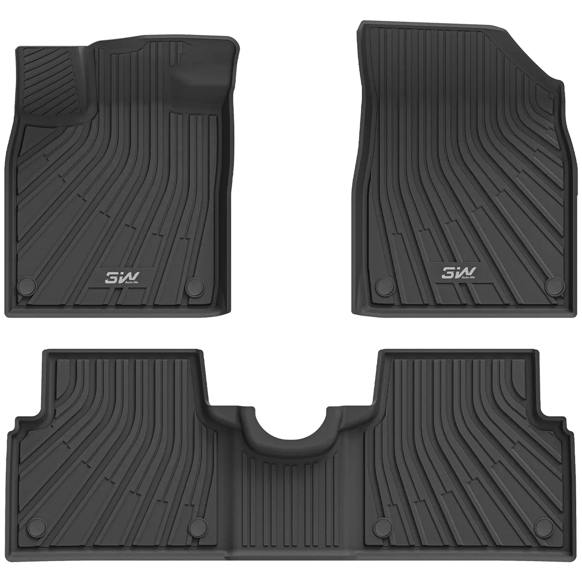 3W All Weather Car Mats For Volkswagen ID.3 2020-2026 (Left Hand Drive)