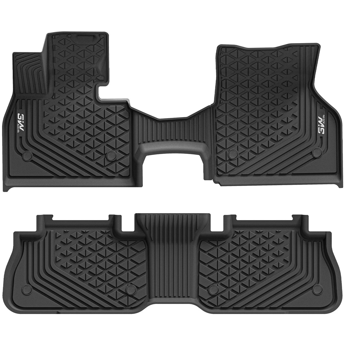 3W All Weather Car Mats For BMW iX 2022-2025 (Left Hand Drive)