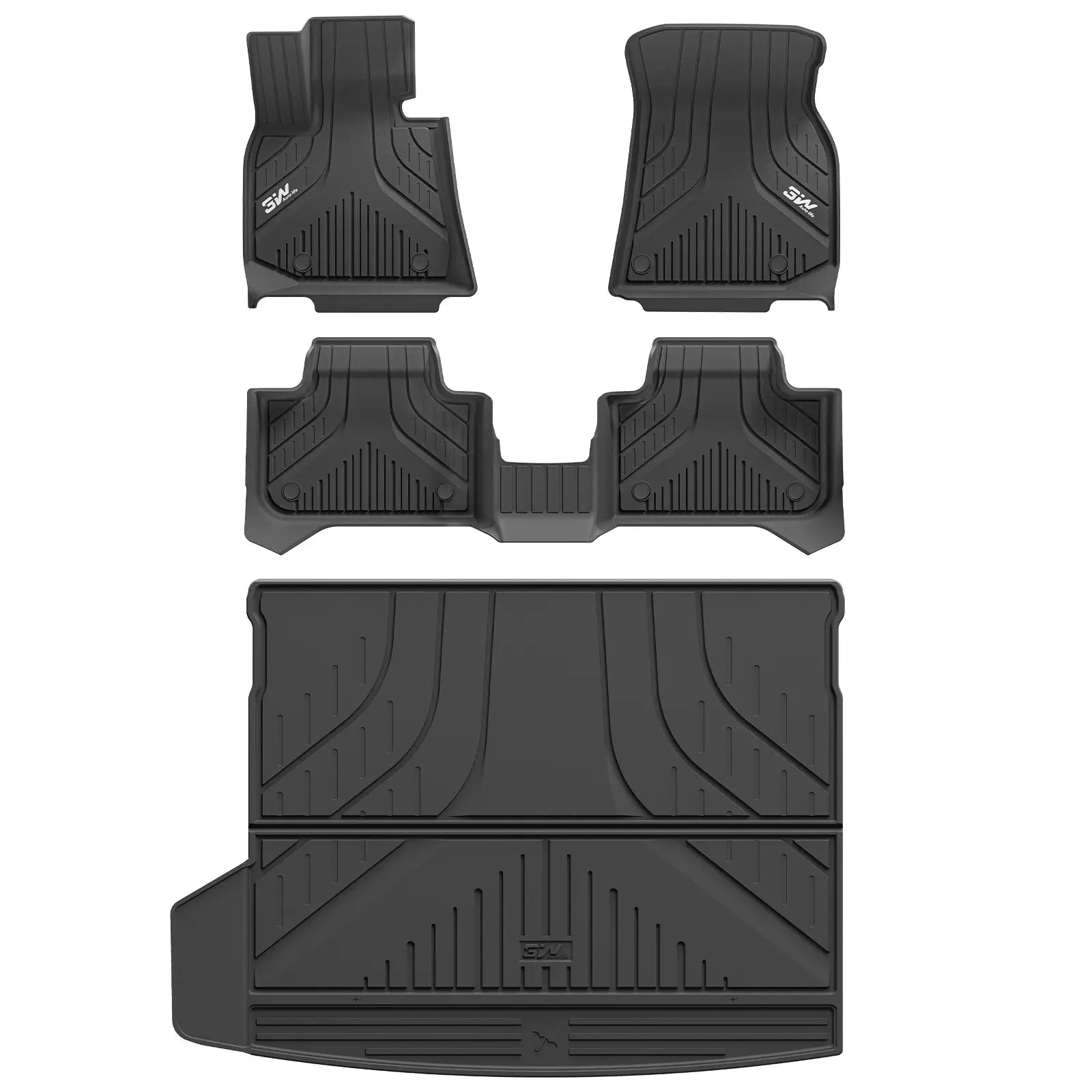 3W All Weather Car Mats For BMW X3 G45 2025-2026