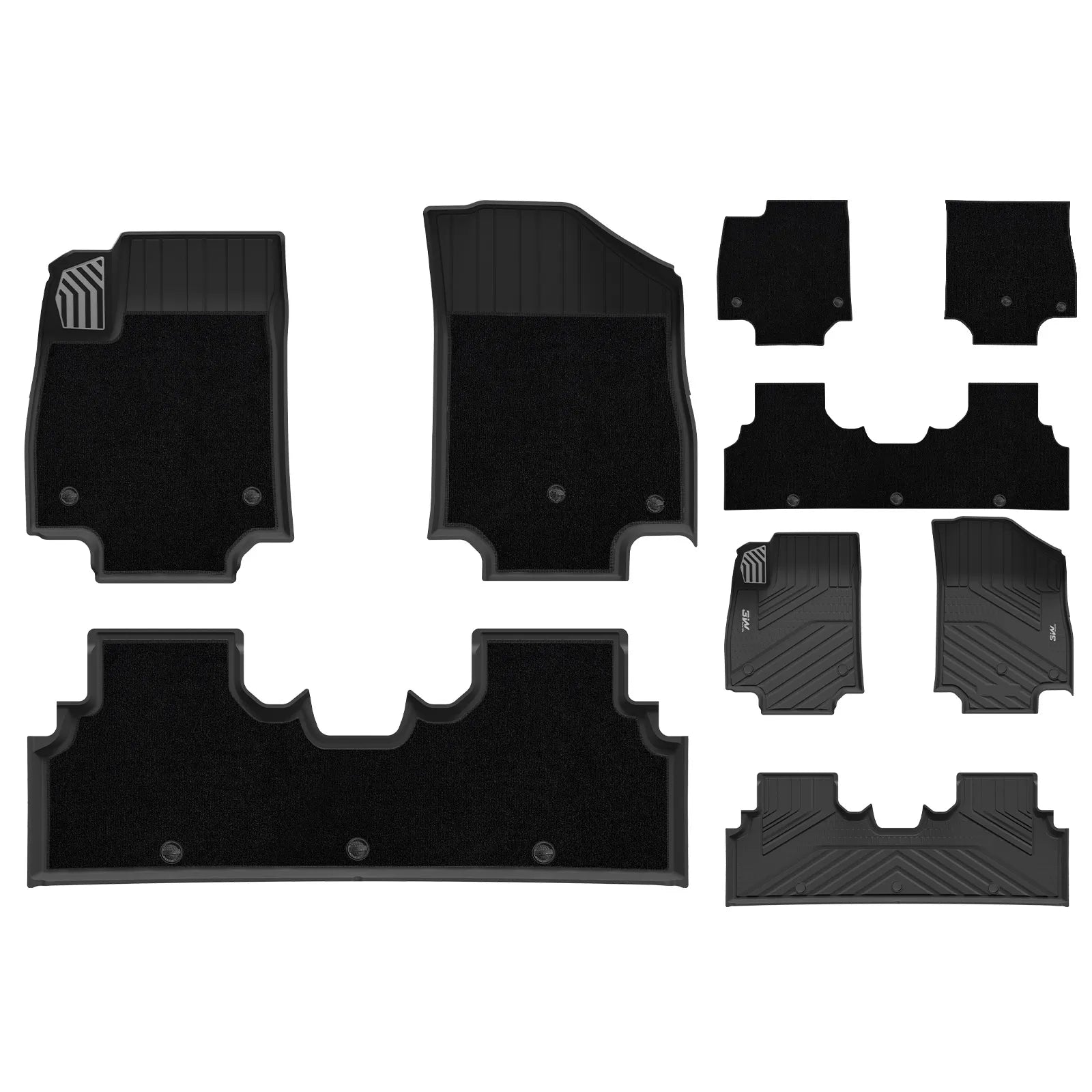 3W All Weather Car Mats for Kia EV3 2024-2026