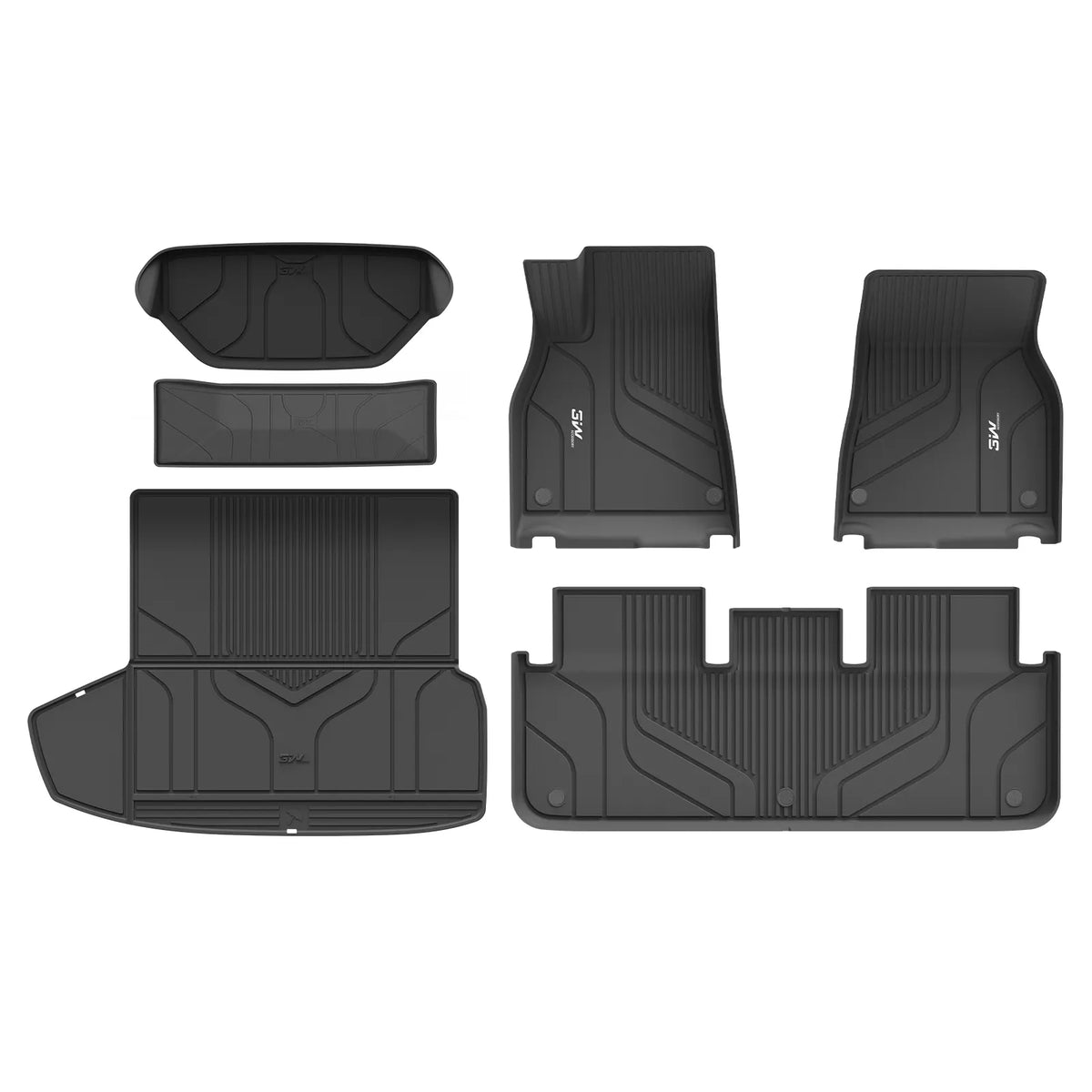 3W Auto Mats Storage Mats For Tesla Model S 2022-2026 (Left Hand Drive)