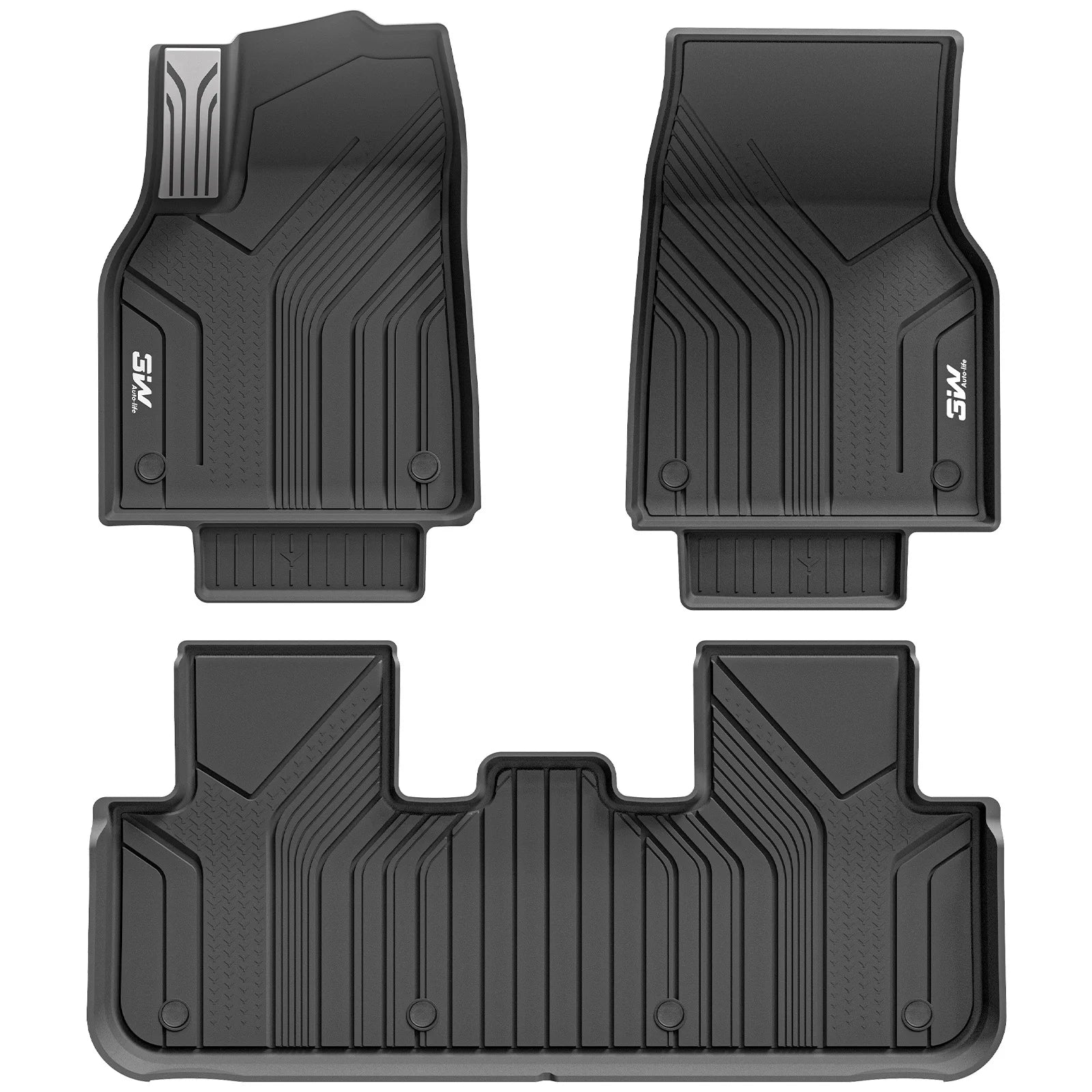 3W All Weather Car Floor Mats For Tesla Model Y Juniper 2025-2026 LHD【Pro Version】