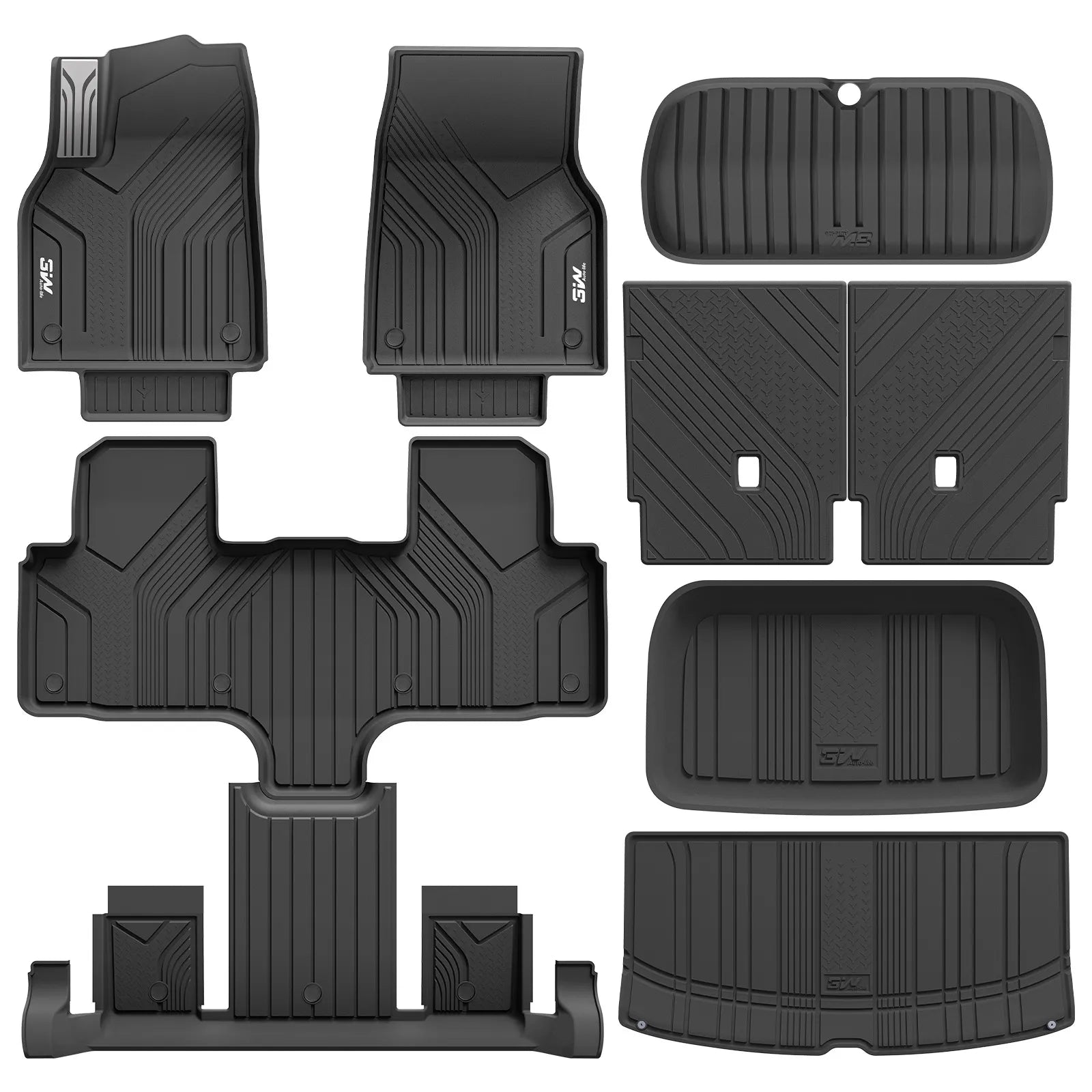 3W All Weather Car Mats For Tesla Model Y L 2026 LHD