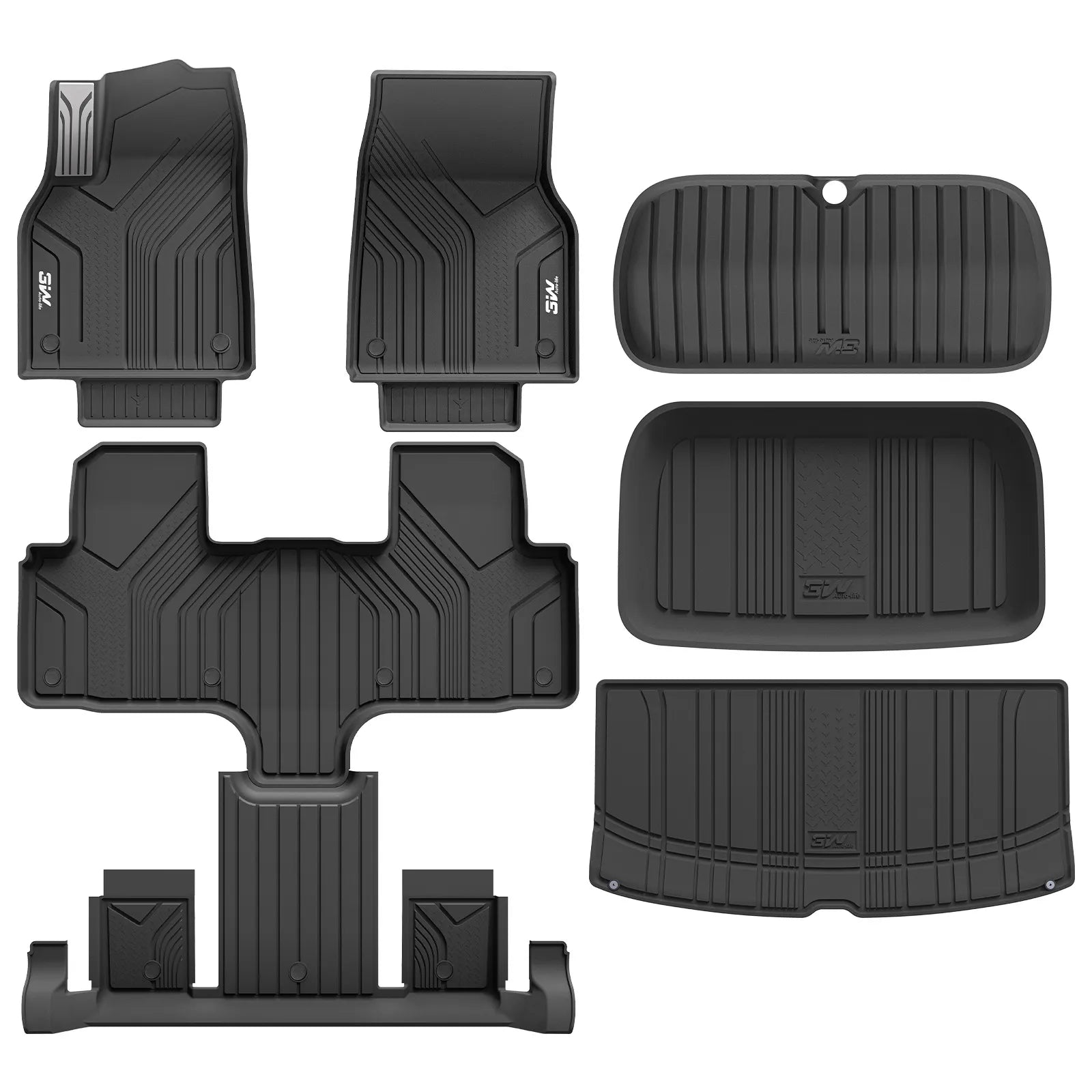 3W All Weather Car Mats For Tesla Model Y L 2026 LHD