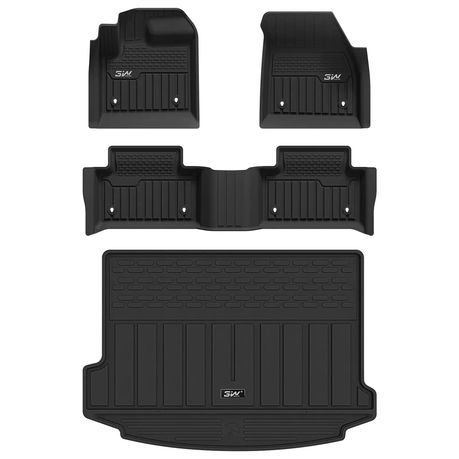 3W All Weather Car Mats Range Rover Evoque S L551 2020-2026 LHD