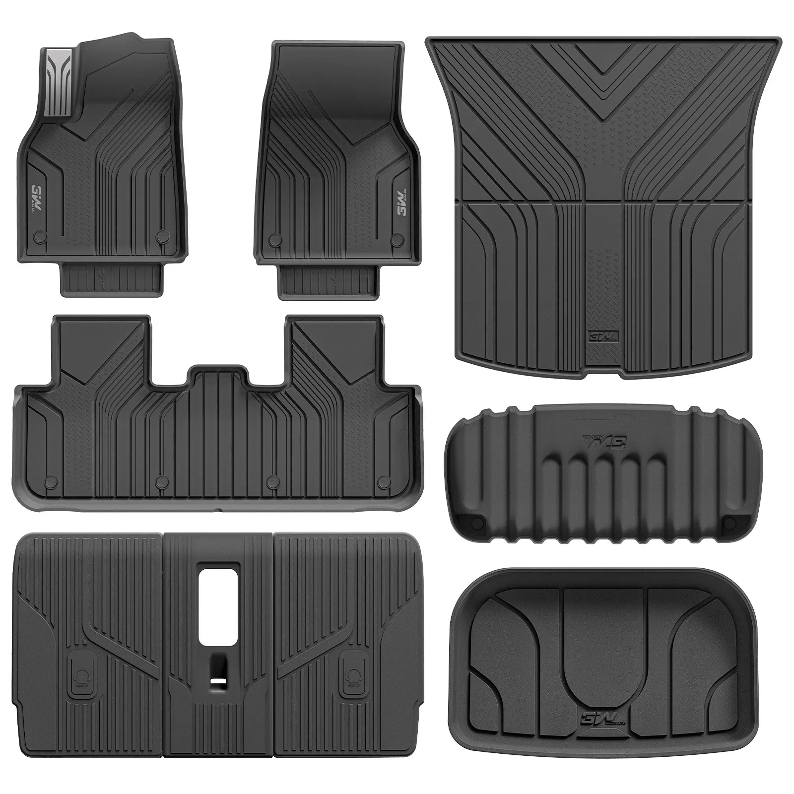 3W All Weather Car Mats For Tesla Model Y Standard / Propulsion (France) 2026 (Left Hand Drive)