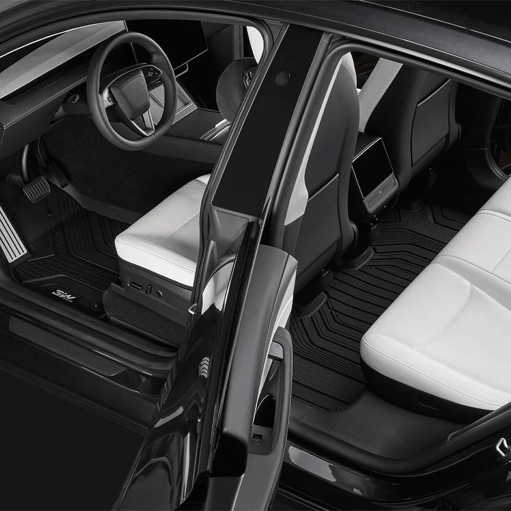 3W All Weather Car Floor Mats For Tesla Model Y Juniper 2025-2026 LHD【Pro Version】