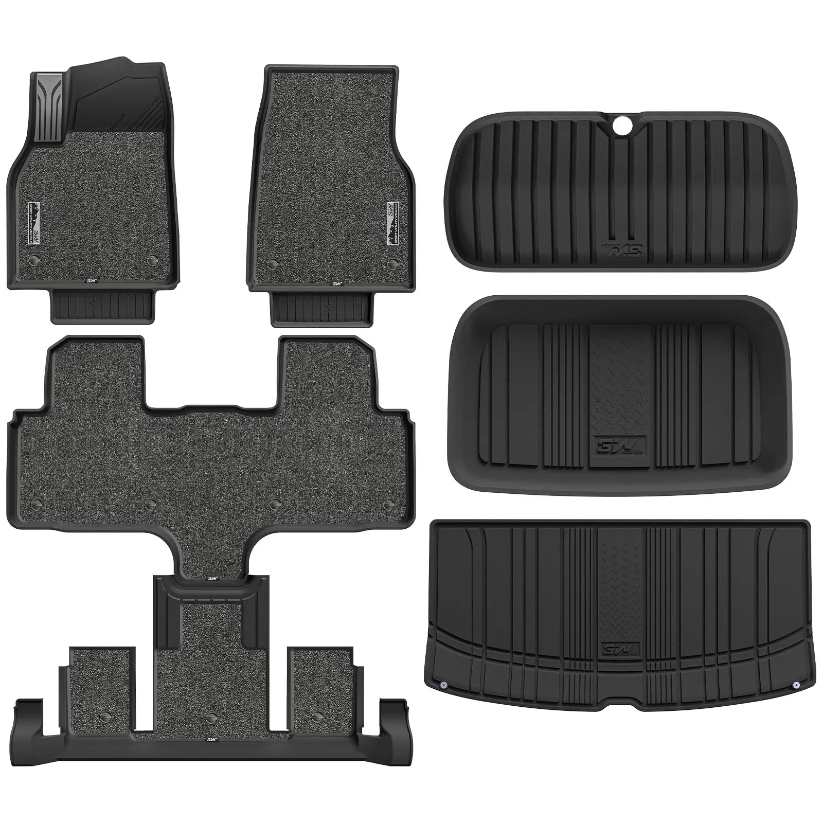 3W All Weather Car Mats For Tesla Model Y L 2026 LHD