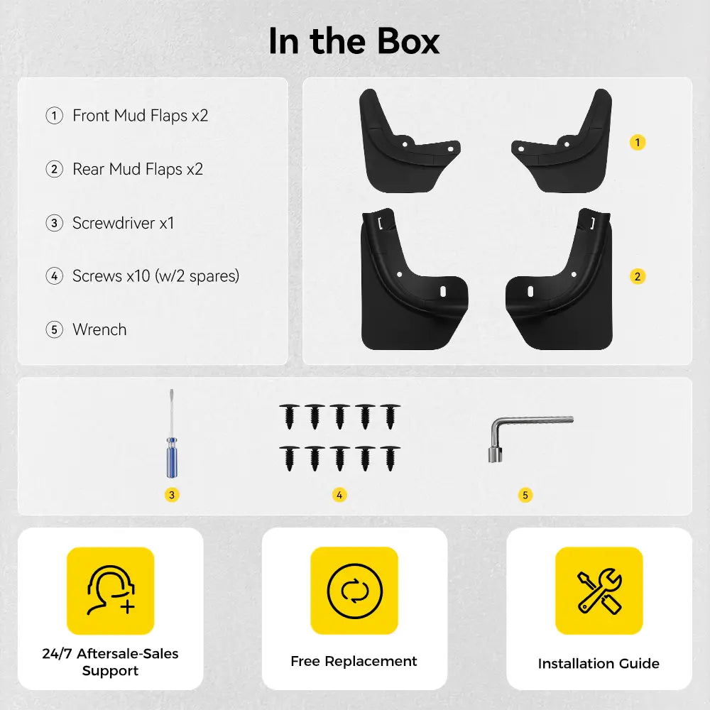 Mud Flaps For Tesla Model Y Juniper