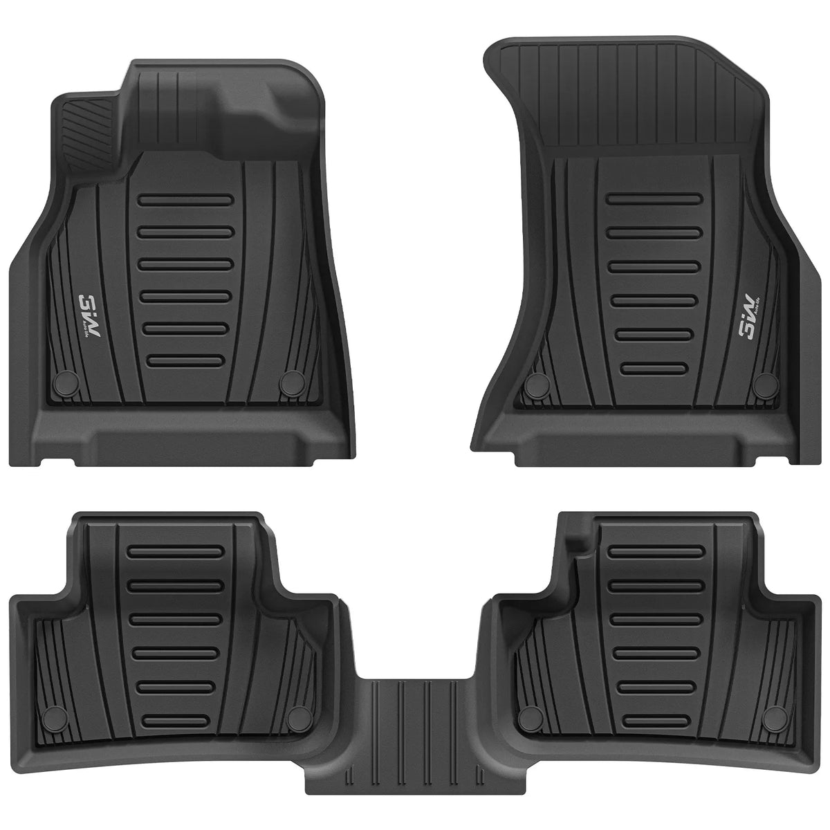 3W All Weather Car Mats For Audi Q5 S 80A 2017-2024 (Left Hand Drive) (Not fit for EFSI Plug-in Hybrid）