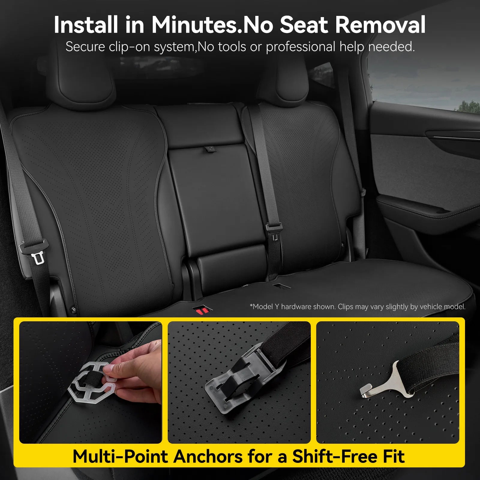 Car Seat Protectors for Tesla Model Y Juniper 2025-2026