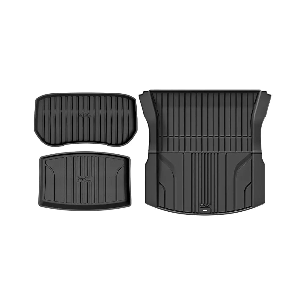 3W All Weather Auto Mats For Tesla Model 3 Highland 2024-2026 (Left Hand Drive)