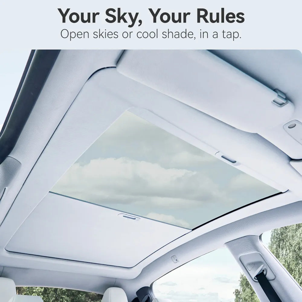 Premium Sunroof Sunshade for Tesla Model Y Juniper/Premium/Performance 2025-2026 3Wliners EU