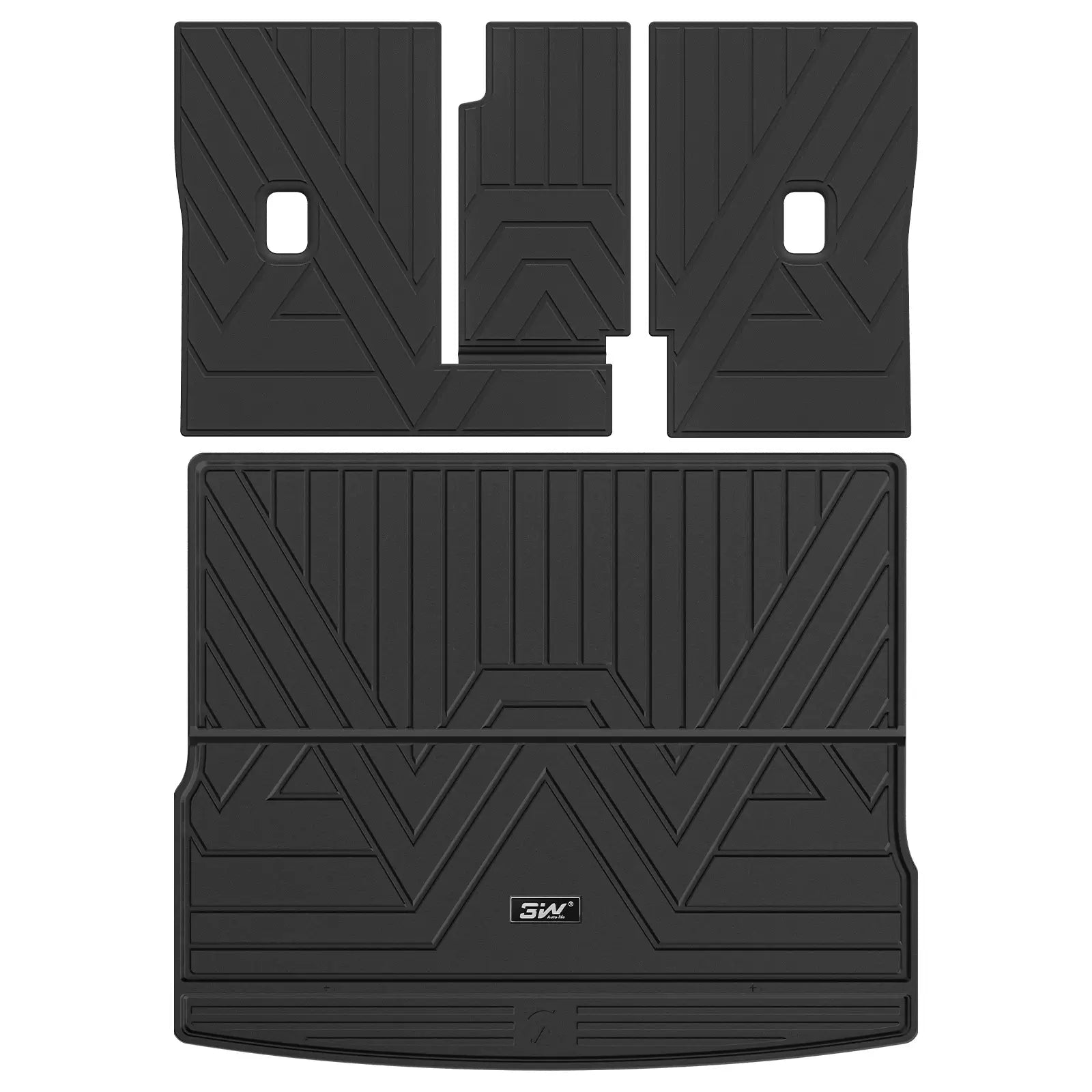 3W All Weather Car Floor Mats For Volkswagen Tiguan 2025-2026 LHD